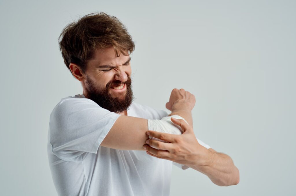 Elbow pain converted