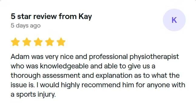 Fresha 5* Review 15th August 2024
