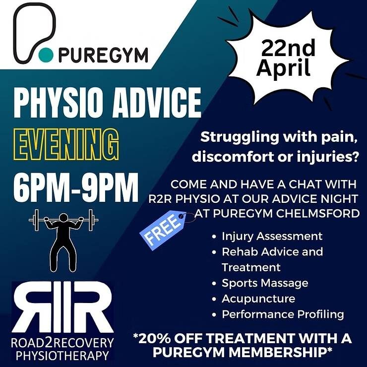 Pure Gym 22nd April 6pm - 9pm